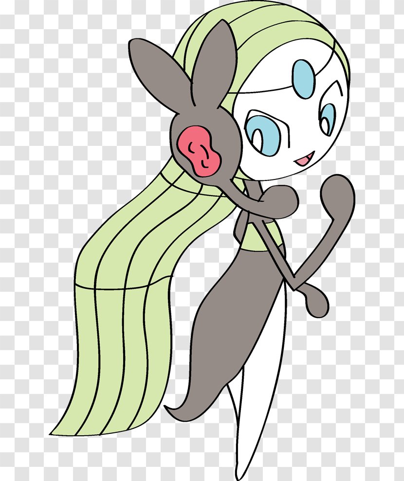 Meloetta Illustration DeviantArt Artist - Flower - Qr Code Transparent PNG