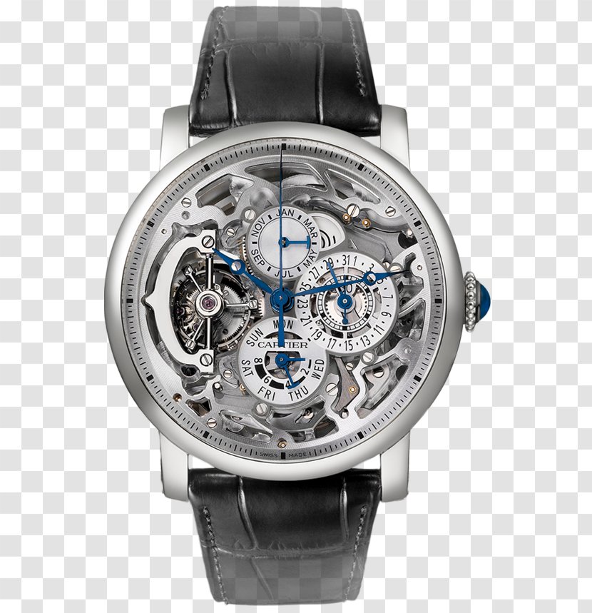 Cartier Watch Movement Tourbillon Grande Complication - Strap Transparent PNG