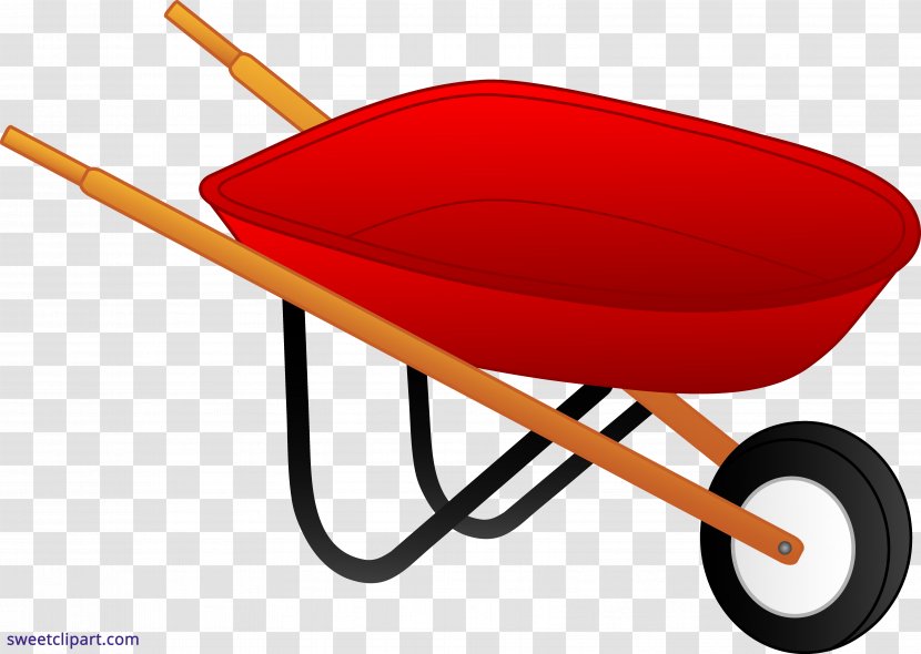 The Red Wheelbarrow Clip Art Openclipart Illustration - Royaltyfree - Barrow Transparent PNG