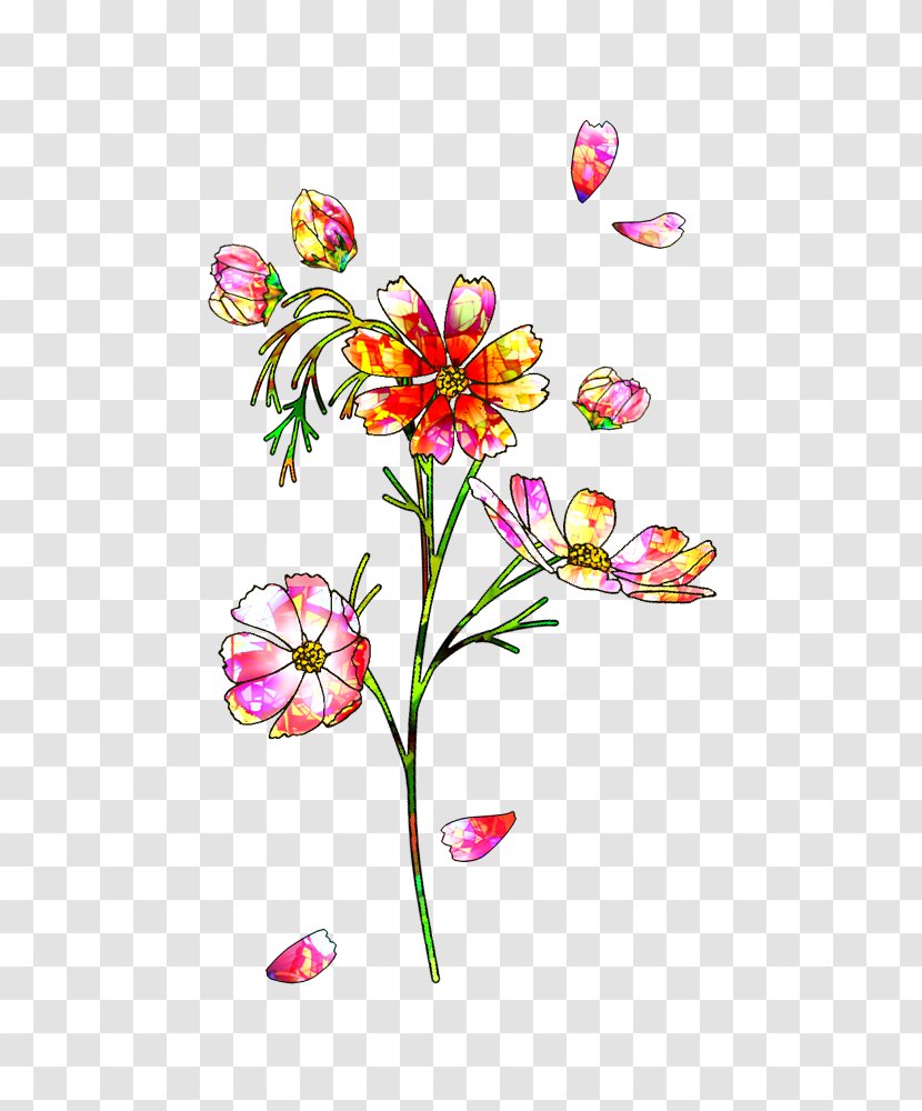 Floral Design Flower Clip Art - Cut Flowers - Colorful Gorgeous Pattern Transparent PNG