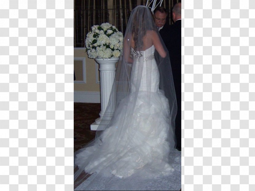 Wedding Dress Shoulder Gown - Watercolor - Stage Transparent PNG