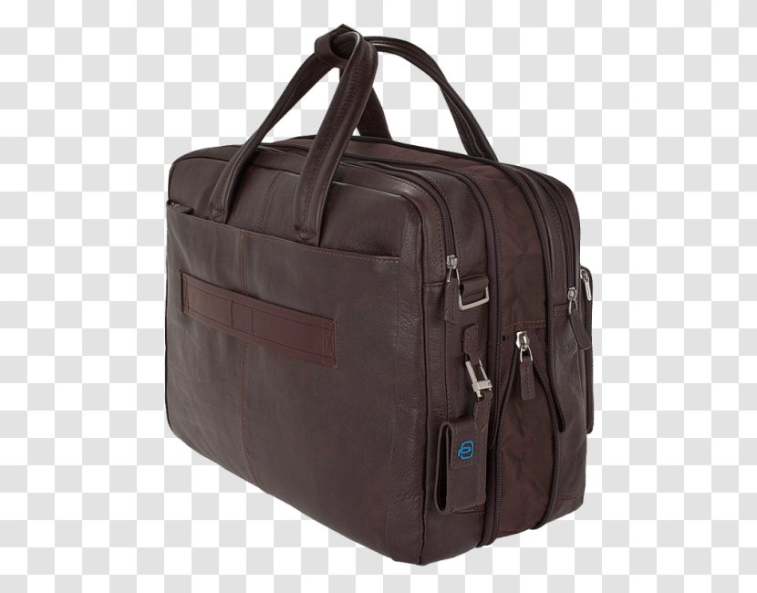 Briefcase Leather Handbag Piquadro Messenger Bag, Grey - Zipper - Brown Transparent PNG