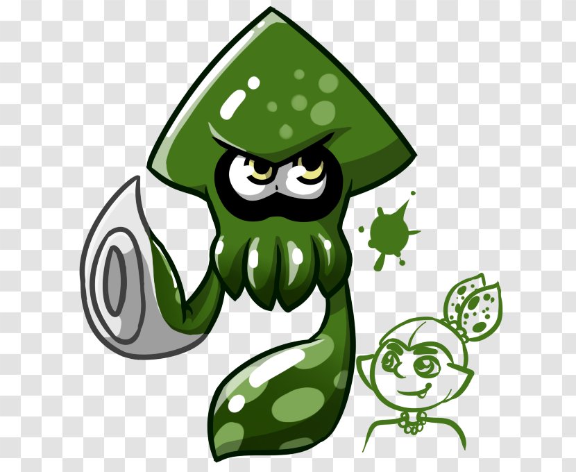 Splatoon 2 Nintendo Switch Drawing - Amphibian - Green Transparent PNG