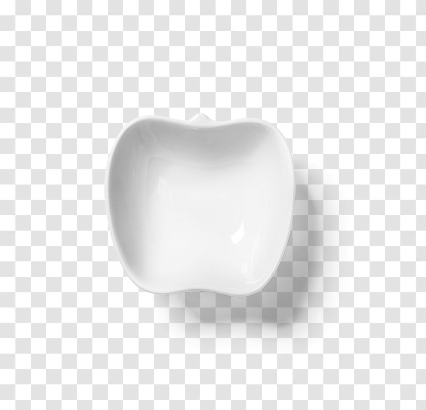Heart - Apple White Ceramic Plate Transparent PNG