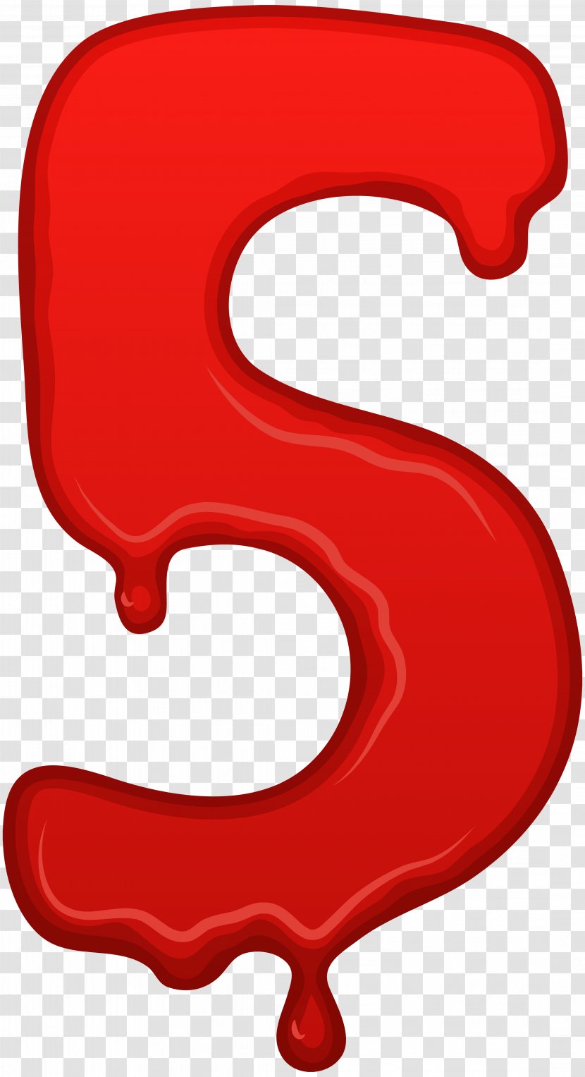 Numerical Digit Number Decimal Numeral System Symbol - Typeface - Bloody Five Clip Art Image Transparent PNG