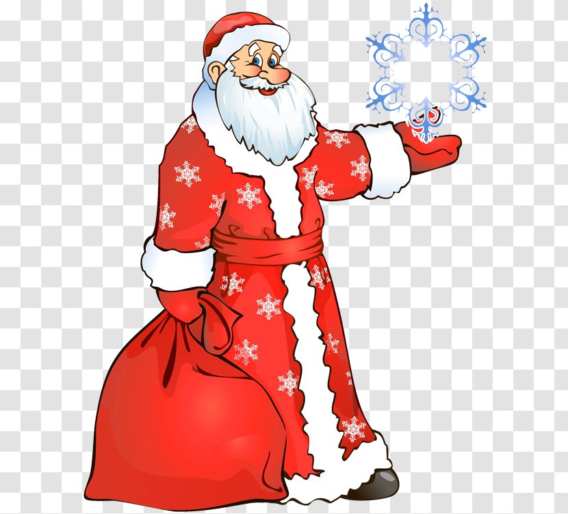 Ded Moroz Snegurochka Santa Claus Christmas Clip Art Transparent PNG