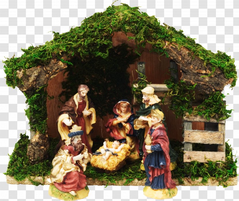 Christmas Tree Nativity Scene Volkhv Transparent PNG