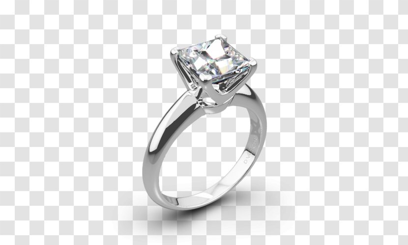 Fifth Avenue Engagement Ring Princess Cut Jewellery - 5th Road Transparent PNG