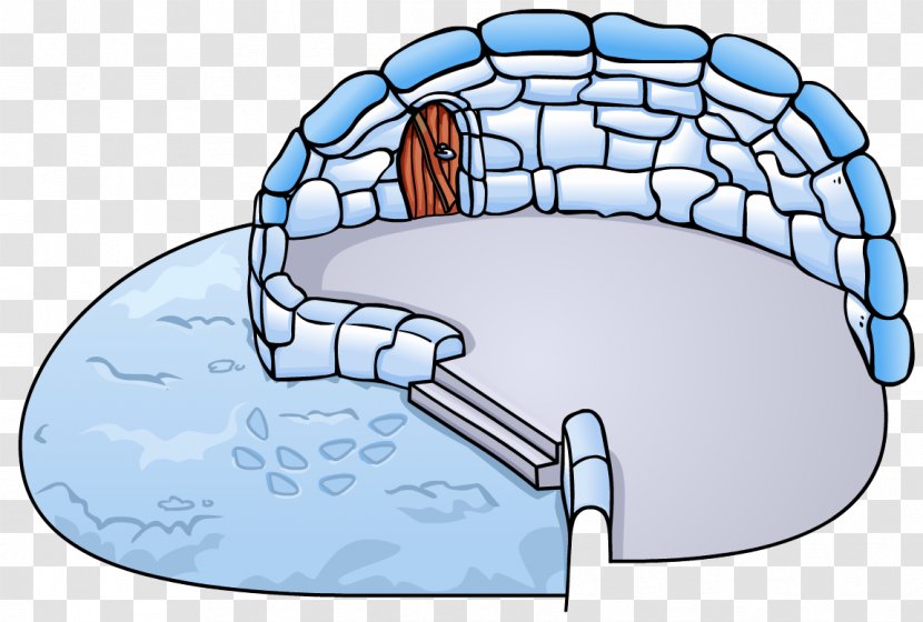 Club Penguin Igloo House Clip Art - Cartoon Transparent PNG