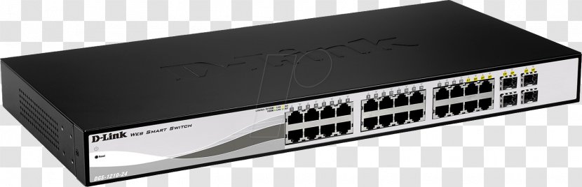 Gigabit Ethernet Network Switch Computer Port D-Link Power Over Transparent PNG