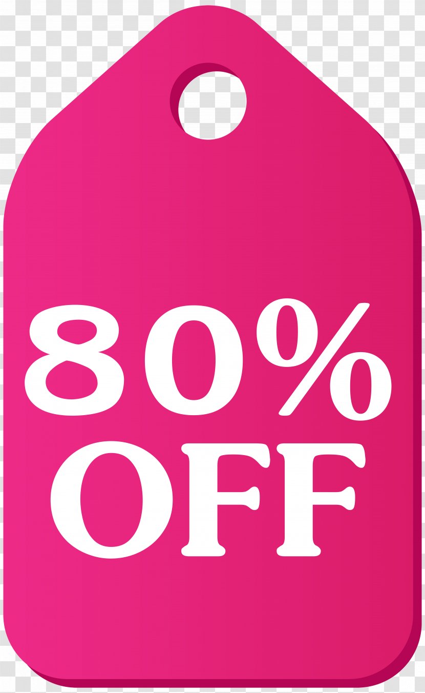 Icon - Clip Art - Pink Discount Tag Image Transparent PNG
