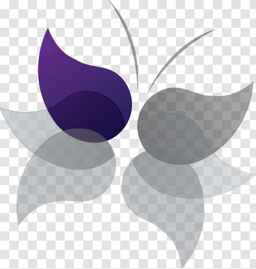 Petal Leaf Clip Art - Violet - Design Transparent PNG