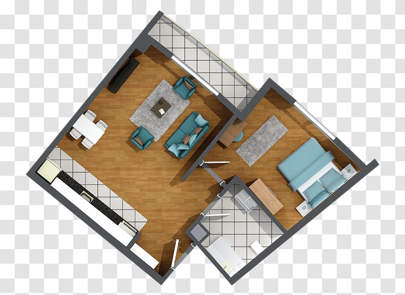 Floor Plan Property Angle - Real Estate Transparent PNG