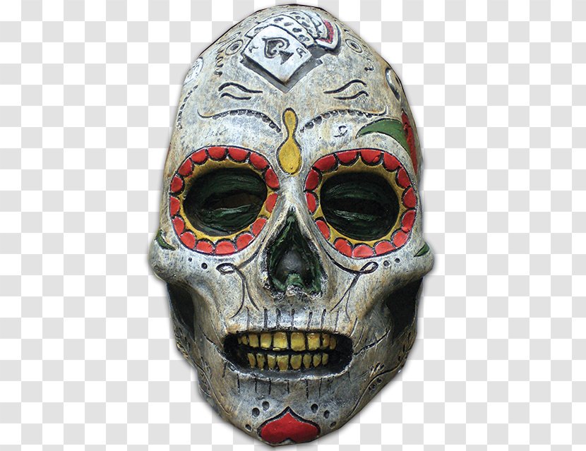 Calavera Mexican Mask-folk Art Michael Myers Day Of The Dead - Mask - First Full Moon Festival Transparent PNG