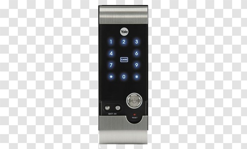 Yale Electronic Lock Door Rim Transparent PNG