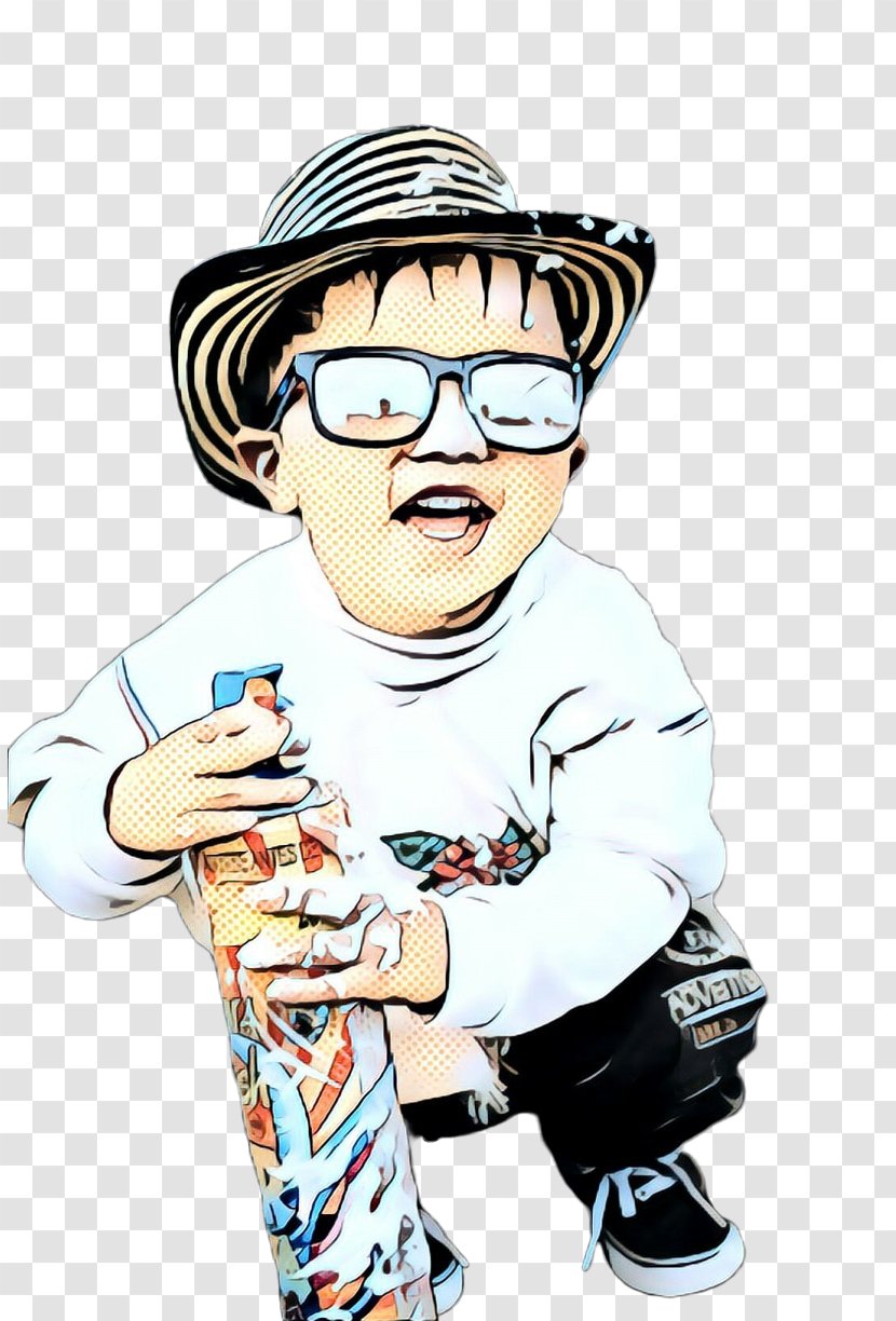 Boy Cartoon - Hat - Eyewear Transparent PNG