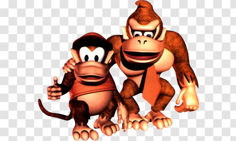 Donkey Kong Country 2: Diddy's Quest 3: Dixie Kong's Double Trouble! Super Nintendo Entertainment System - Vertebrate - Banana Transparent PNG