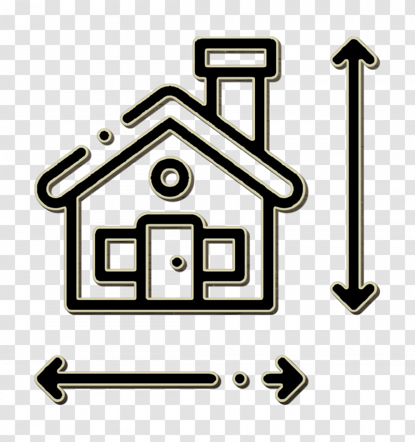 Size Icon Real Estate Icon Measurement Icon Transparent PNG