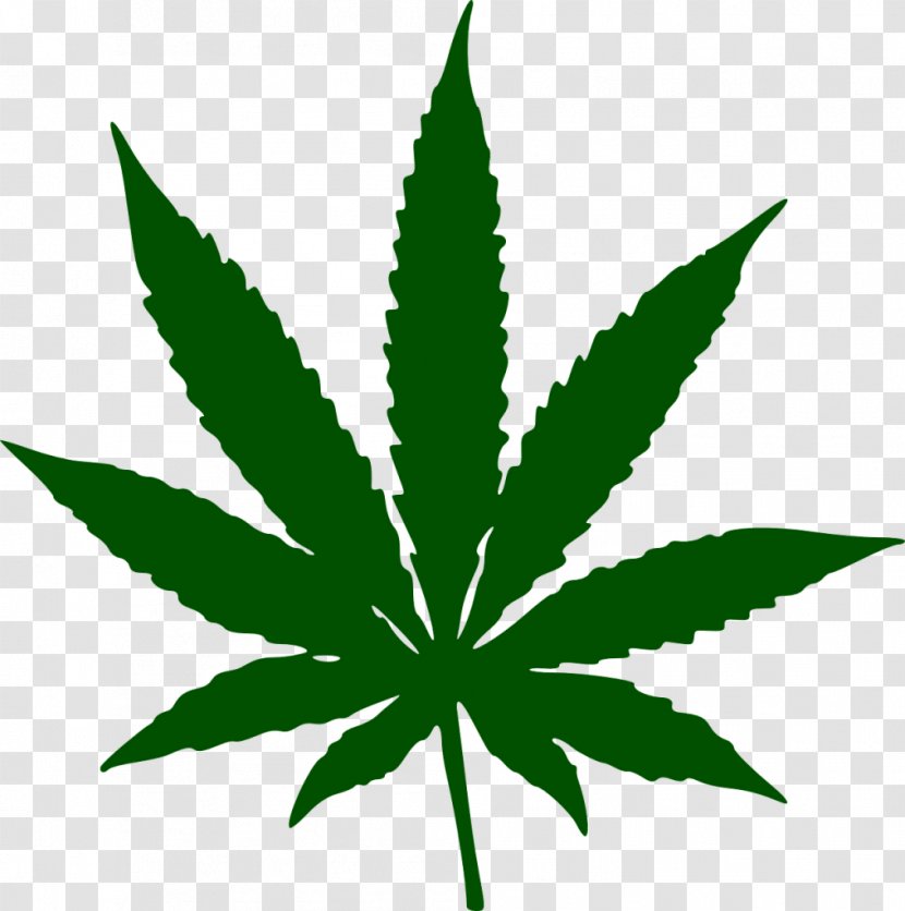 Medical Cannabis Leaf Smoking Clip Art - Sativa Transparent PNG