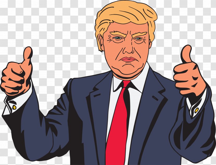 United States Donald Trump Cartoon Clip Art Transparent PNG