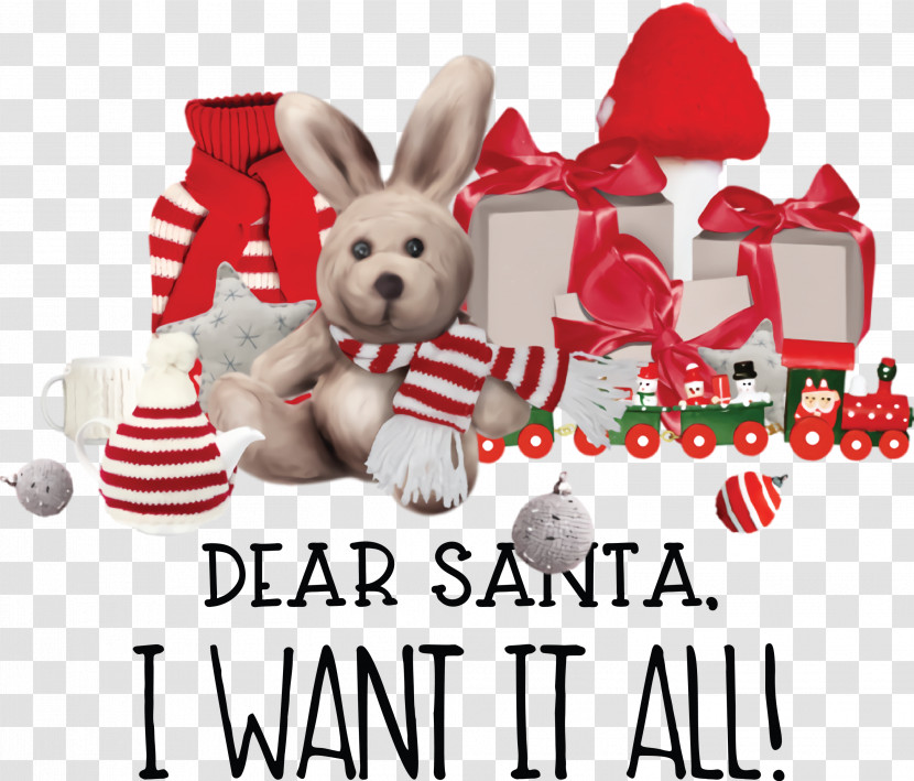 Dear Santa Christmas Transparent PNG