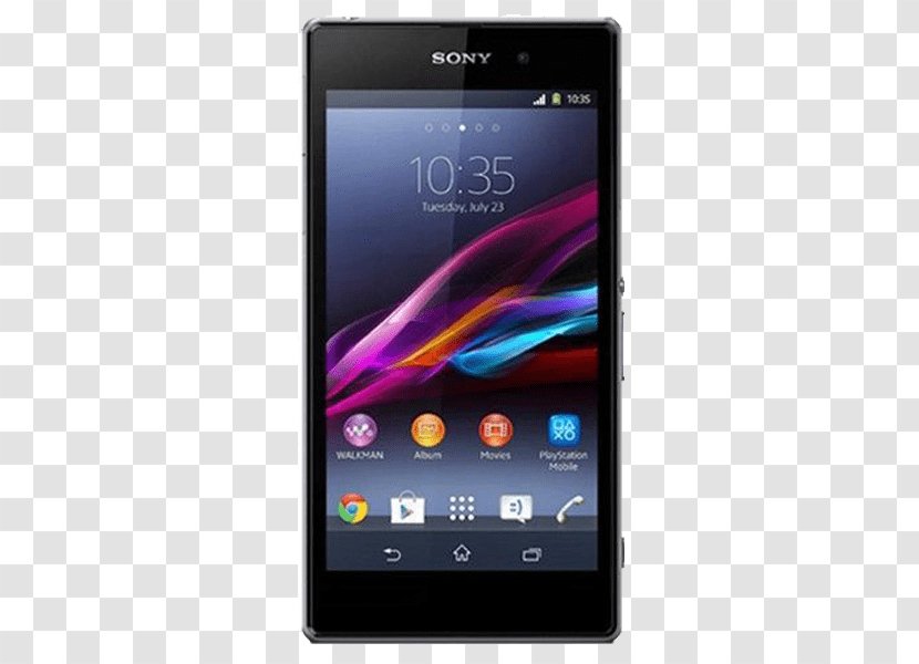 Sony Xperia Z1 Compact Mobile 索尼 - Portable Communications Device - Phone In Water Transparent PNG