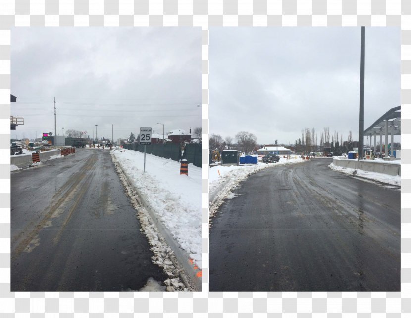 Transport Waterway Highway Asphalt Snow - Sky Transparent PNG