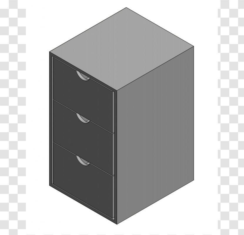 Cube Three-dimensional Space Clip Art - Drawer Transparent PNG