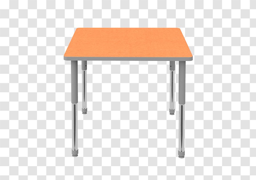 Table Rectangle Desk - Orange Transparent PNG