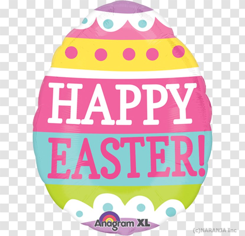 Easter Bunny Balloon Egg Gift - Eastertide - Colorful，happy Transparent PNG