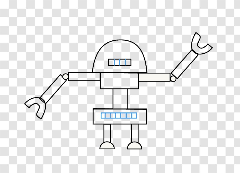 Drawing Robot Point Clip Art - Diagram Transparent PNG