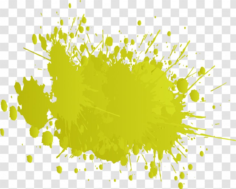 Color Image Yellow Mucus - Green Transparent PNG