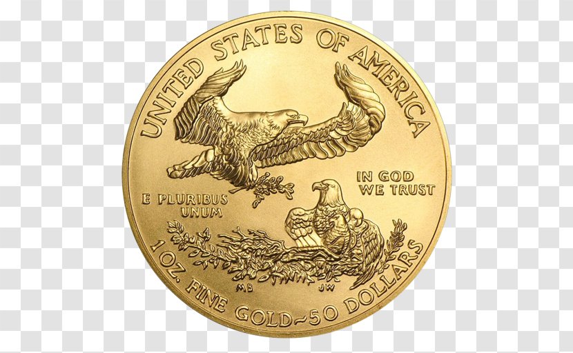 United States Of America American Gold Eagle Mint Coin Transparent PNG