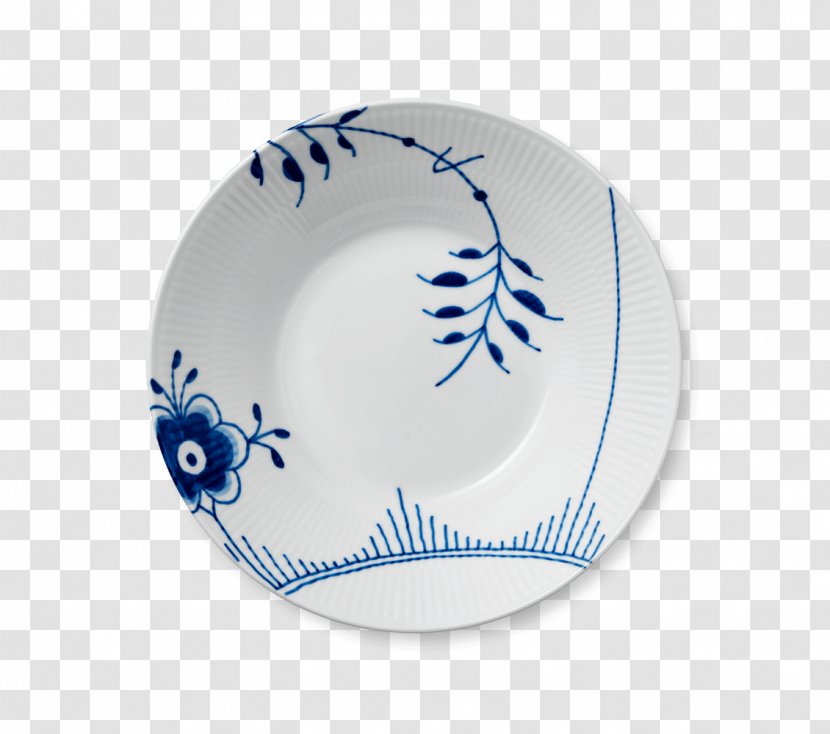 Royal Copenhagen Plate Bowl Tableware - Blue And White Porcelain Transparent PNG
