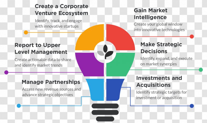 Corporate Venture Capital Innovation Startup Company - Investment Banking - Bulb Transparent PNG
