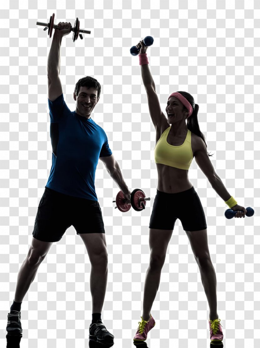 Physical Fitness Exercise Personal Trainer Silhouette Coach - Cartoon - Movement Transparent PNG