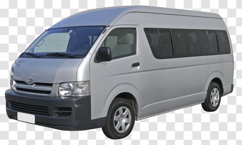 Bus Minivan Car Taxicab - Toyota Hiace - Image Transparent PNG