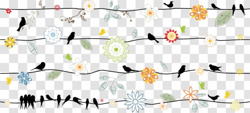 Phonograph Record Wall Sticker - Yellow - Vector Birds Transparent PNG