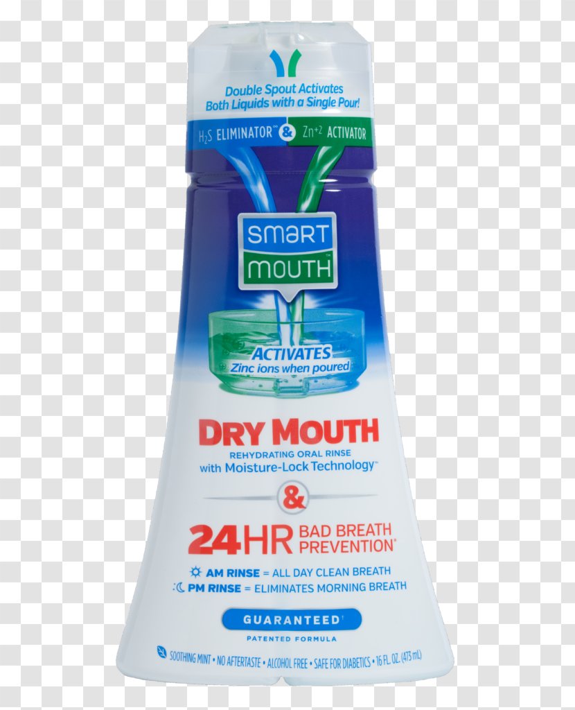 Smartmouth Original Activated Mouthwash Xerostomia SmartMouth Gum & Plaque 12-Hour Fresh Breath - Liquid - Toothpaste Transparent PNG