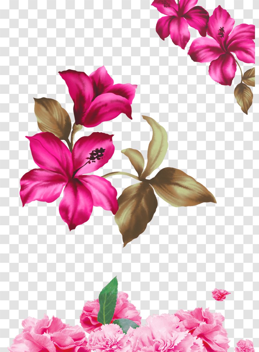 Flower Image Design Vector Graphics - Bouquet - Product Button Transparent PNG