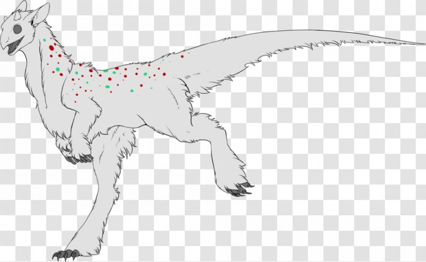Clip Art Carnivores Tyrannosaurus Line Pet - Artwork - Dalmatian 1 Transparent PNG