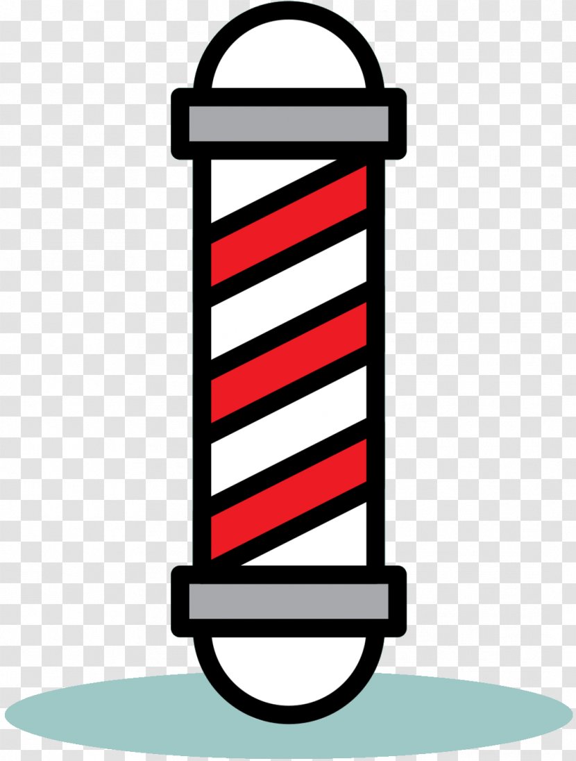 Barber's Pole Downtown Barbers Hairdresser Beauty Parlour - Hairstyle Transparent PNG