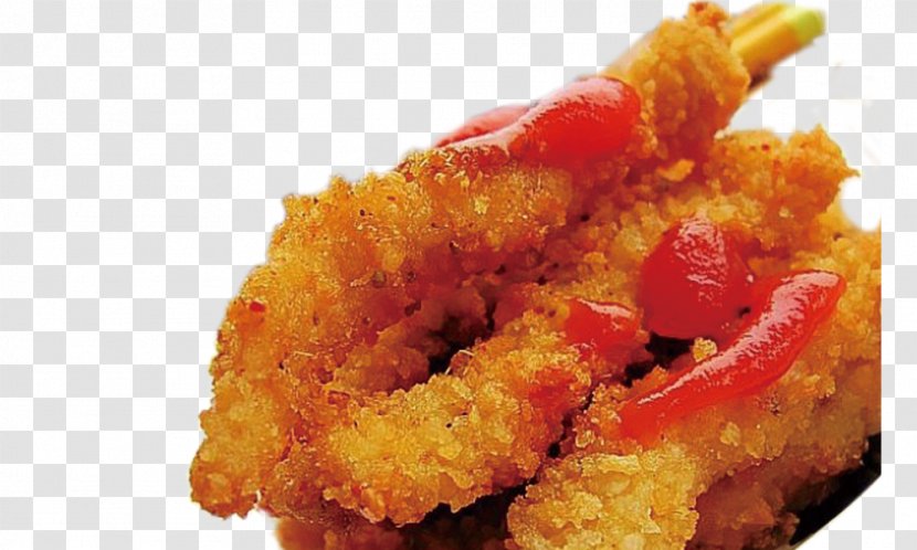 Crispy Fried Chicken Tempura Fingers Nugget - Boneless Transparent PNG
