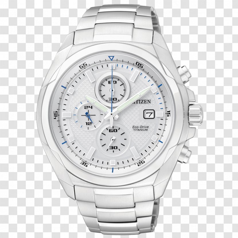 Eco-Drive Watch Chronograph Citizen Holdings Clock - Breitling Sa Transparent PNG
