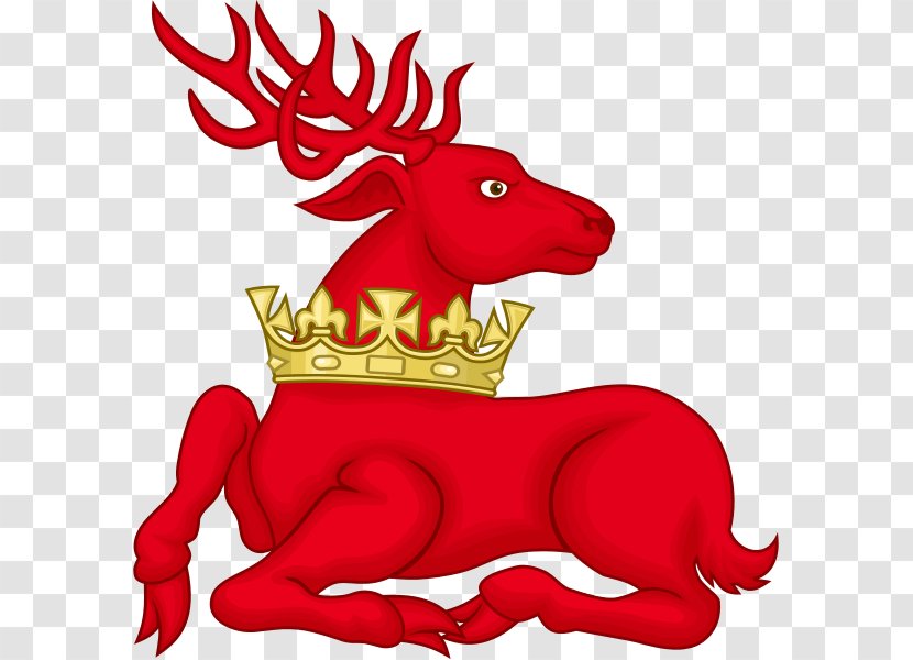 Reindeer Heraldry Falkland Pursuivant Court Of The Lord Lyon - Red Transparent PNG