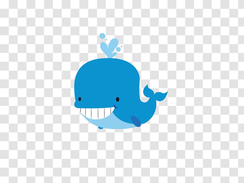 Blue Whale Shark Birthday - Illustration - Cute Transparent PNG