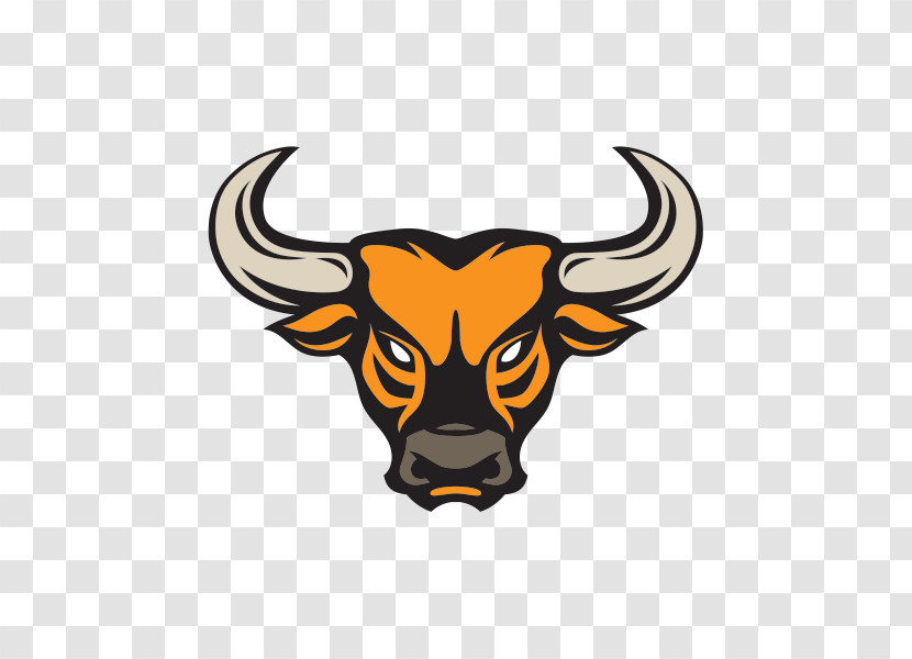Horn Bull Bovine Logo Ox Transparent PNG