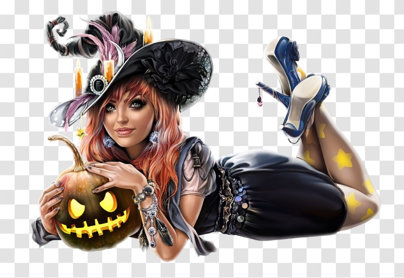 Witchcraft Woman Halloween Clip Art - Witch Transparent PNG