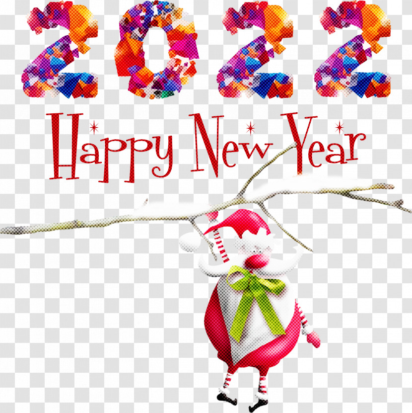 Happy New Year 2022 2022 New Year 2022 Transparent PNG