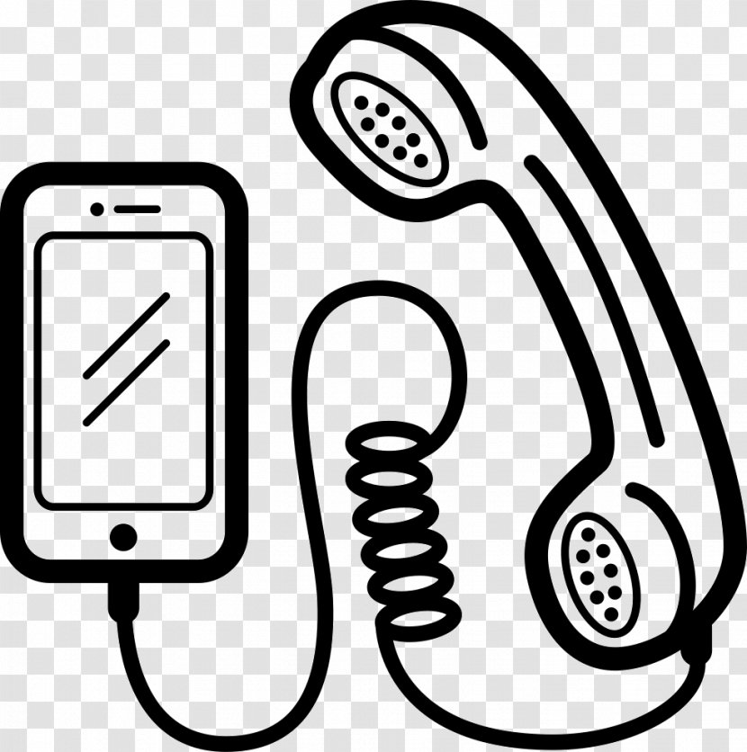 Telephone Mobile Phones Clip Art - Drawing - Call Transparent PNG